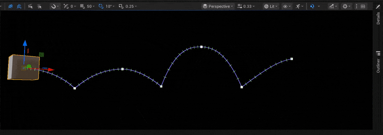 Motion trails Unreal Engine 5.6
